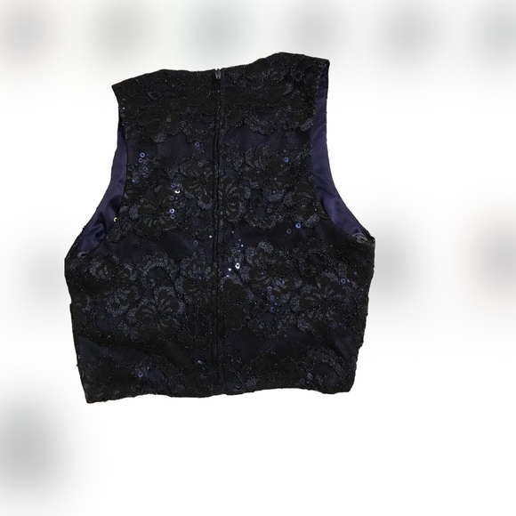 Nights by Teeze Me Sequins Top NWOT - Picture 2 of 4